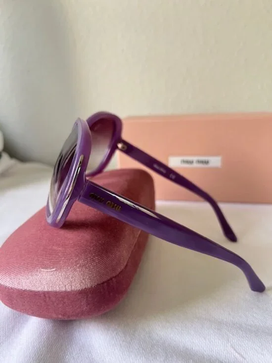 MIU-MIU-MU01LS GAM2I1 WOMANS SUNGLASSES - Picture 4 of 10